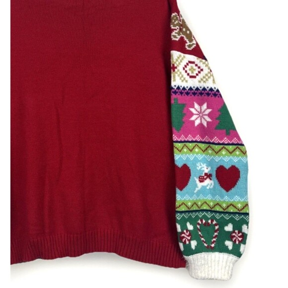 Celebrate Together Ugly Christmas Sweater MERRY PUGMAS Pullover Unisex SZ XXL - Picture 12 of 12